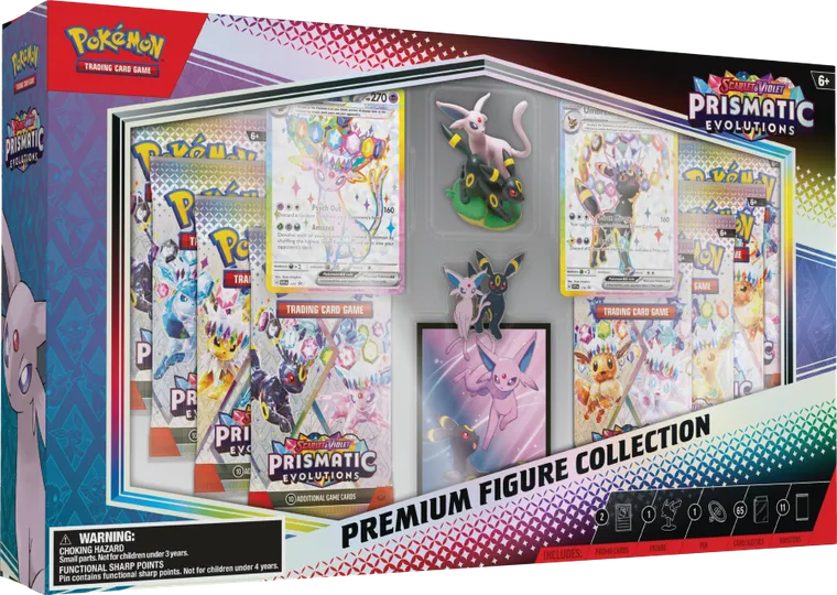 Pokémon TCG: Prismatic Evolution – Super Premium Figure Collection